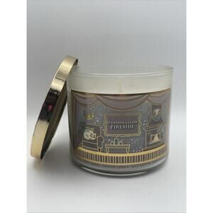 Bath & Body Works Marshmallow Fireside 3-Wick Candle 14 oz Limited Edition